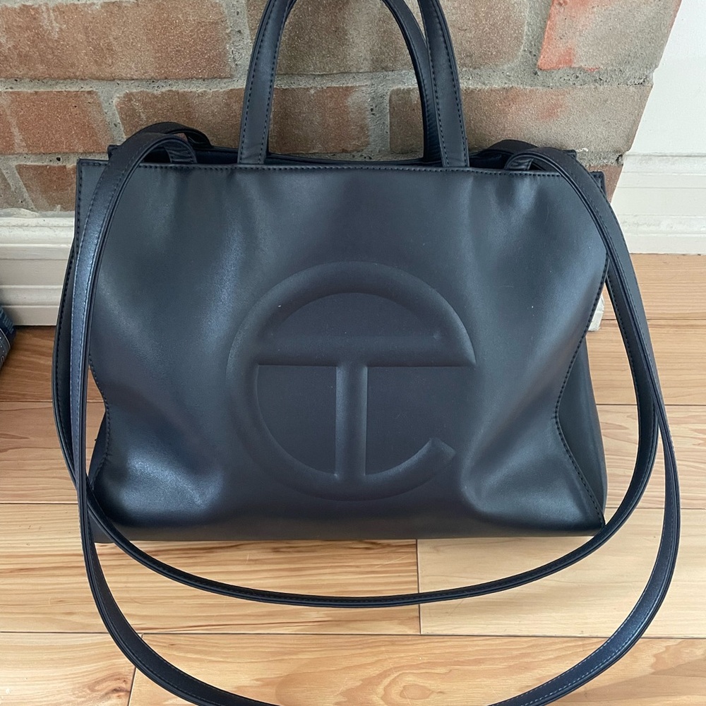 Telfar Large Navy Shopper
